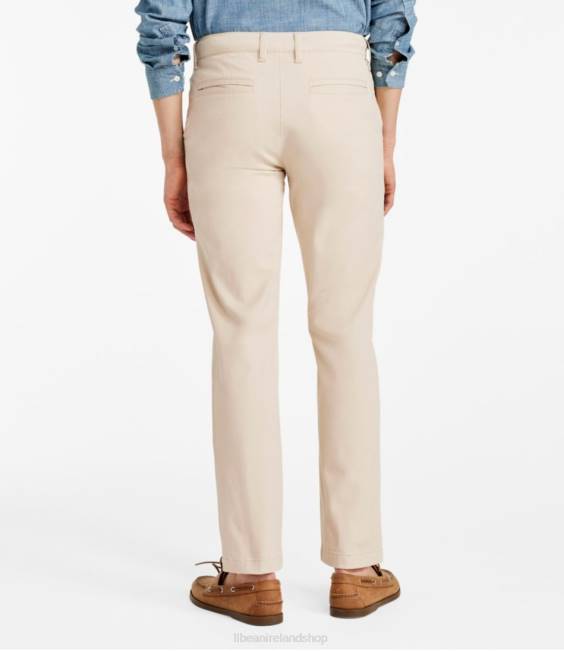 LLBean Easy-Care Stretch Chinos Men J46J192 Clothing New Khaki