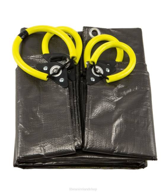 LLBean Easy Clean Up Tarp Unisex J46J2803 Backyard  Patio Black