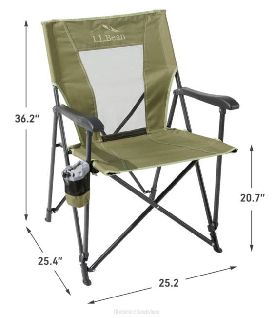 LLBean Easy Comfort Camp Chair Unisex J46J1425 Camping Furniture Pine Forest