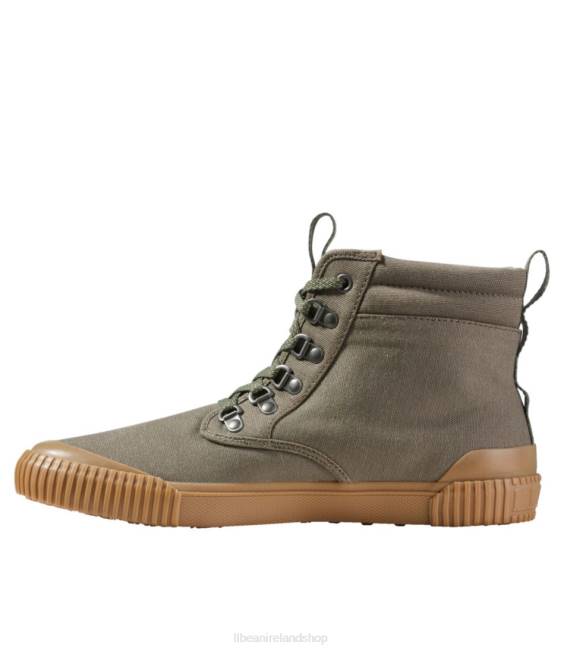 LLBean Eco Woods Canvas Hiking Boots Men J46J3818 Footwear Peat Moss