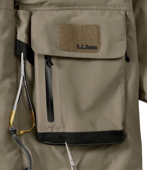 LLBean Emerger II Wading Jacket Men J46J892 Fishing Ash