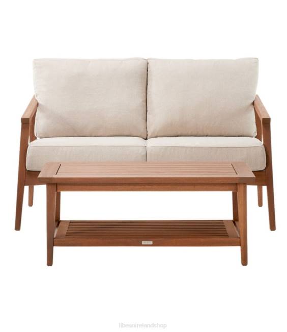 LLBean Eucalyptus 4-Piece Patio Set Unisex J46J2857 Home Goods Natural