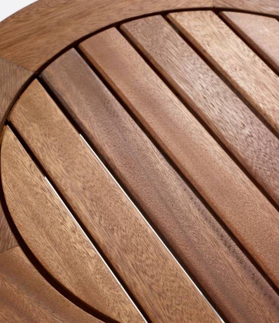 LLBean Eucalyptus Round Side Table Unisex J46J2695 Backyard  Patio Natural