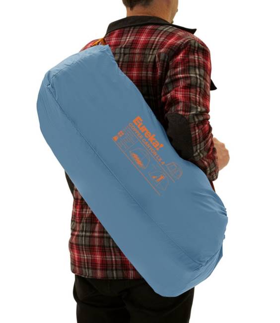 LLBean Eureka Copper Canyon LX 4-Person Tent Unisex J46J1366 Outdoor Equipment Orange/Blue