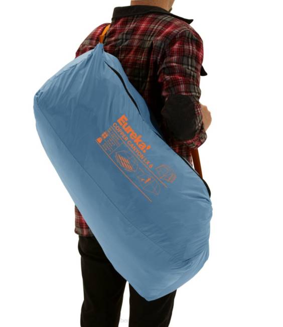 LLBean Eureka Copper Canyon LX 8-Person Tent Unisex J46J1552 Outdoor Equipment Orange/Blue