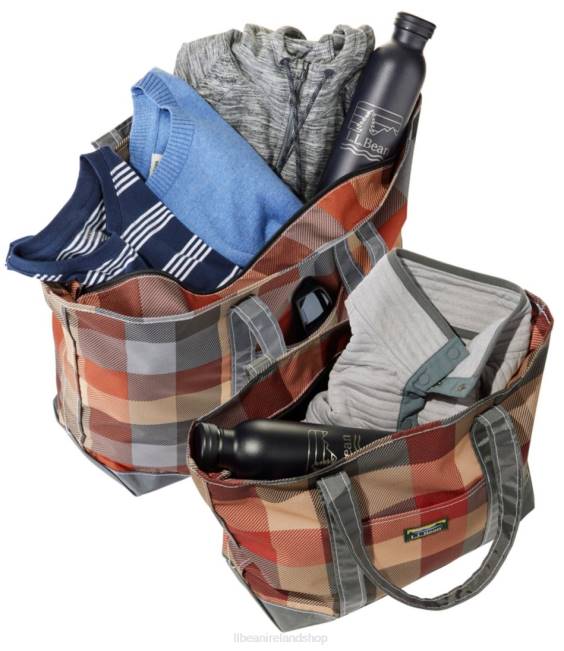 LLBean Everyday Lightweight Tote Plaid Unisex J46J2325 Accessories Moonlight Blue Buffalo