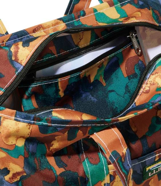 LLBean Everyday Lightweight Tote Print Unisex J46J2386 Accessories Warm Coral Camo
