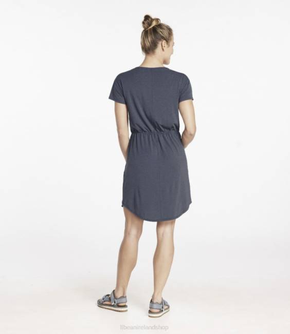 LLBean Everyday SunSmart Knit Dress Women J46J302 Clothing Nautical Navy