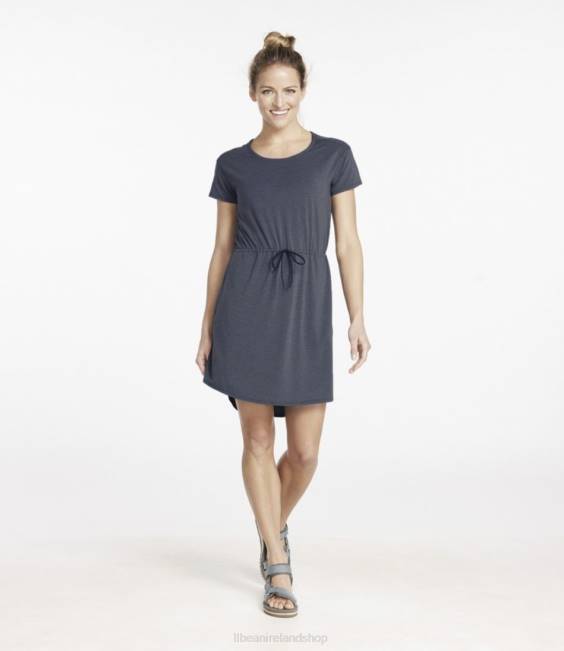 LLBean Everyday SunSmart Knit Dress Women J46J3189 Clothing Gray Heather