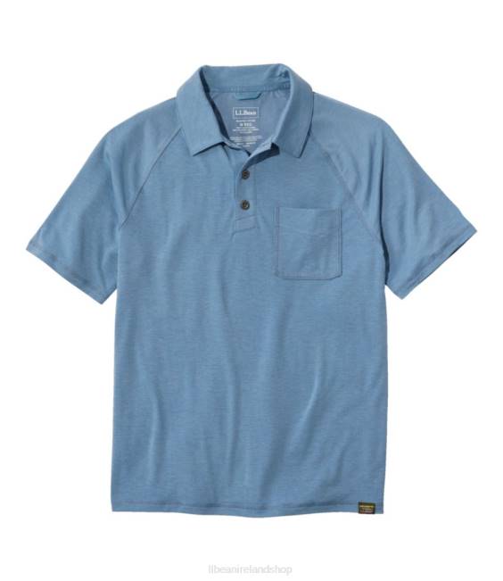 LLBean Everyday SunSmart Polo Men J46J3117 Clothing Bayside Blue