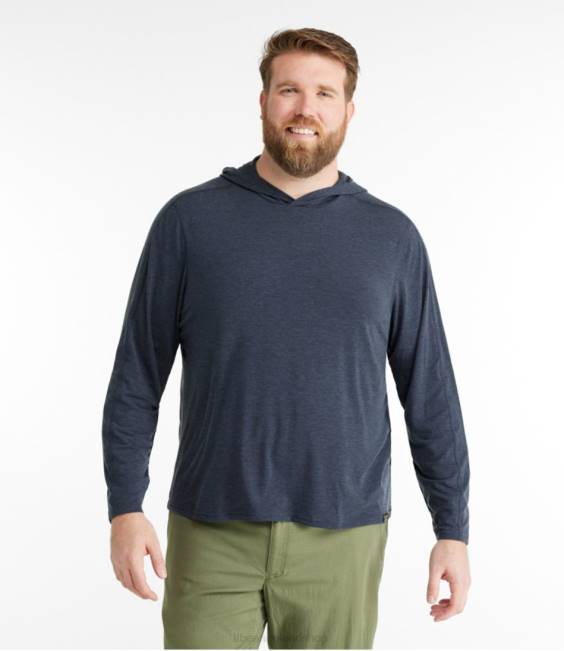 LLBean Everyday SunSmart Tee Men J46J3195 Clothing Carbon Navy
