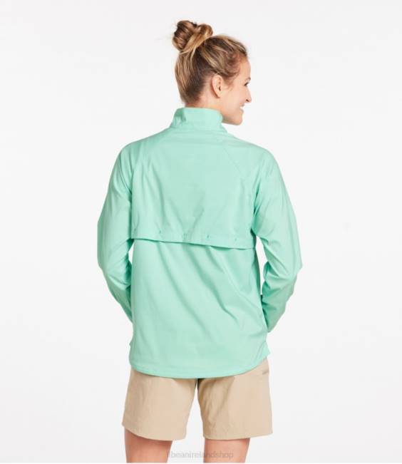 LLBean Everyday SunSmart Woven Shirt Women J46J3311 Clothing Faded Jade