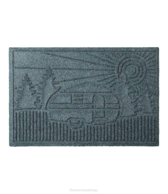 LLBean Everyspace Recycled Waterhog Doormat Camper Unisex J46J2677 Home Goods Bluestone