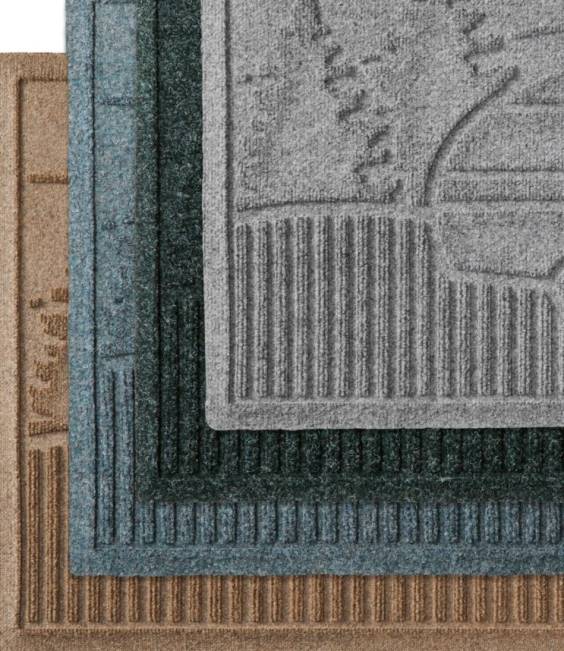 LLBean Everyspace Recycled Waterhog Doormat Camper Unisex J46J2677 Home Goods Bluestone