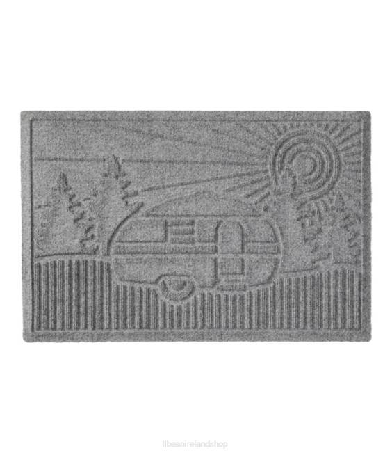 LLBean Everyspace Recycled Waterhog Doormat Camper Unisex J46J4468 Home Goods Medium Gray