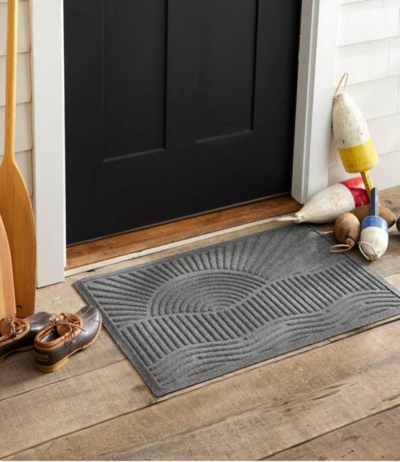 LLBean Everyspace Recycled Waterhog Doormat Sunrise Unisex J46J2516 Home Goods Camel