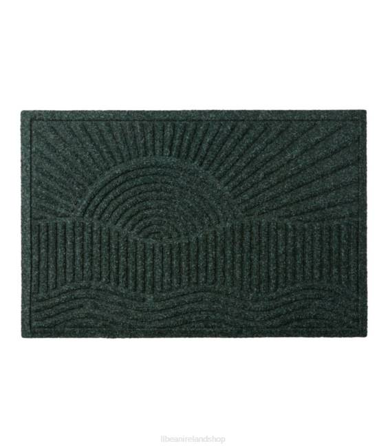 LLBean Everyspace Recycled Waterhog Doormat Sunrise Unisex J46J4365 Home Goods Evergreen