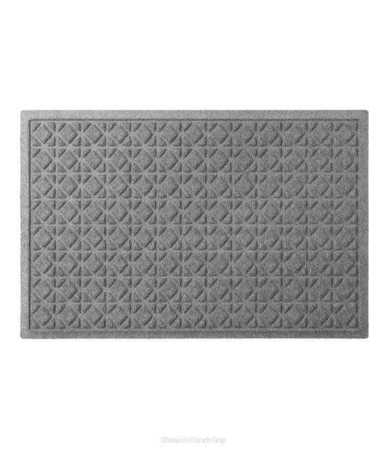 LLBean Everyspace Recycled Waterhog Doormat Tiles Unisex J46J7320 Home Goods Medium Gray