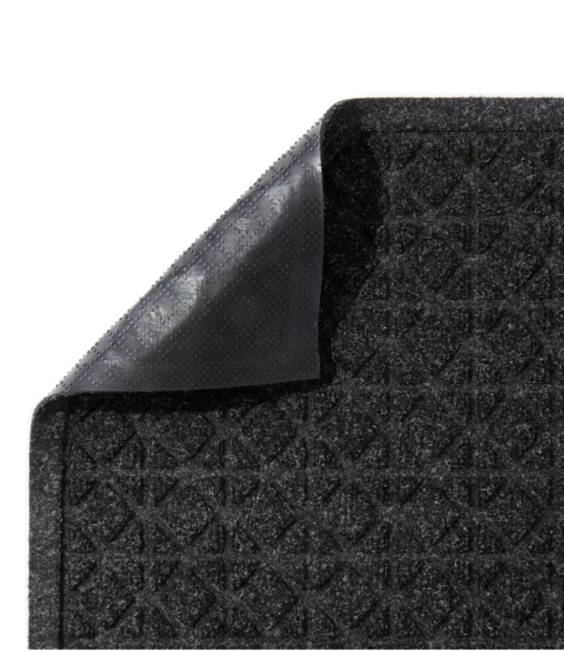 LLBean Everyspace Recycled Waterhog Doormat Tiles Unisex J46J7320 Home Goods Medium Gray
