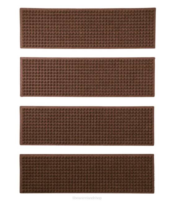 LLBean Everyspace Recycled Waterhog Mat Set of Four Unisex J46J2491 Home Goods Brown
