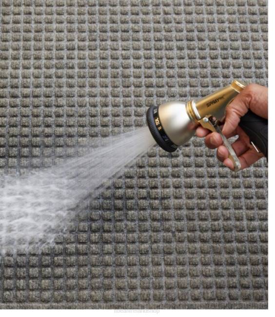 LLBean Everyspace Recycled Waterhog Mat Stair Treads Set of Four Unisex J46J6284 Home Goods Charcoal