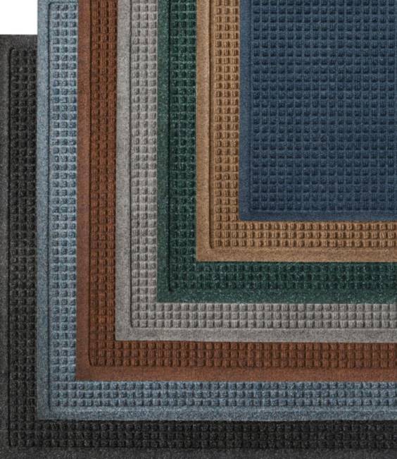 LLBean Everyspace Recycled Waterhog Mat Unisex J46J7161 Home Goods Bluestone