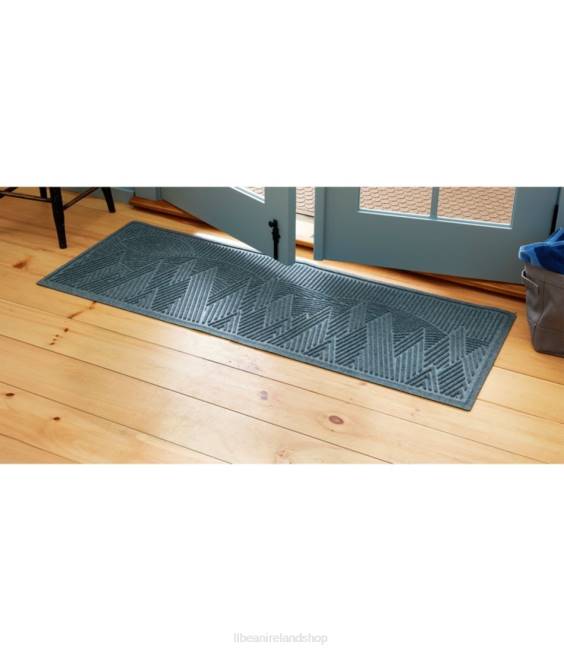 LLBean Everyspace Recycled Waterhog Runner Mountain Scene Unisex J46J4441 Home Goods Evergreen