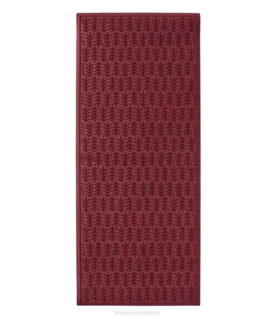 LLBean Everyspace Recycled Waterhog Runner Trees Unisex J46J6795 Home Goods Cranberry