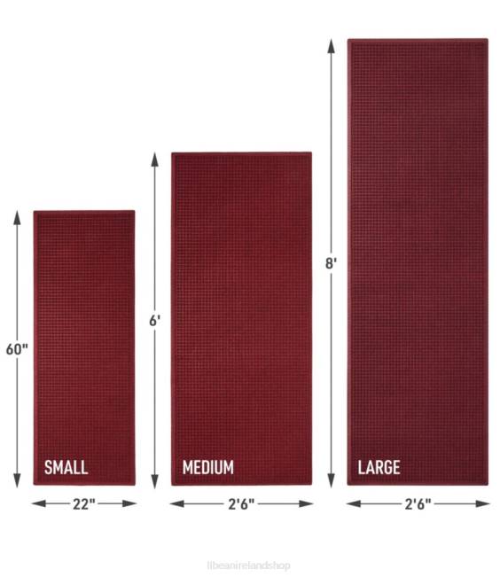 LLBean Everyspace Recycled Waterhog Runner Unisex J46J6810 Home Goods Cranberry