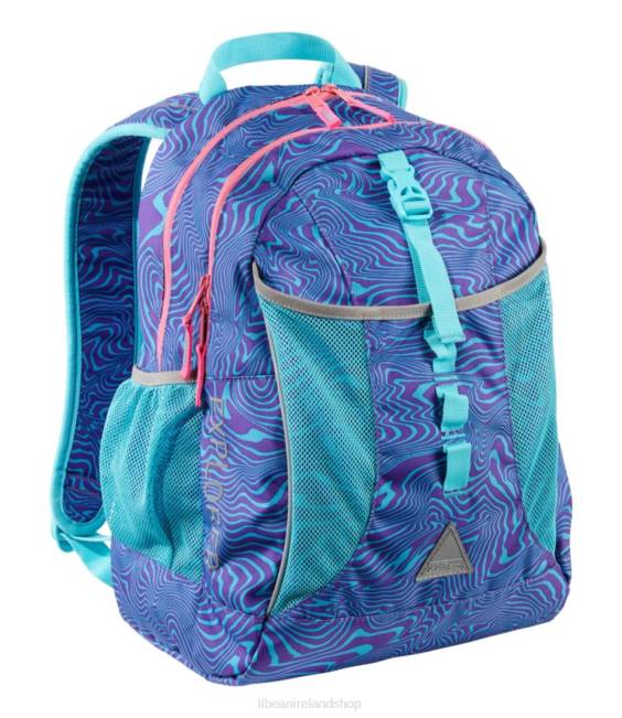 LLBean Explorer Backpack Print Unisex J46J2402 Accessories Purple Phlox Water Camo