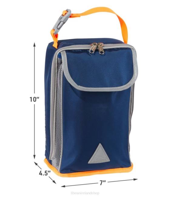 LLBean Explorer Lunch Box Unisex J46J4285 Accessories Ocean Blue/Electric Orange