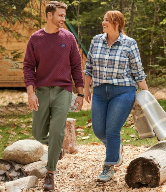 LLBean Explorer Ripstop Pants Men J46J6537 Clothing Alloy Gray