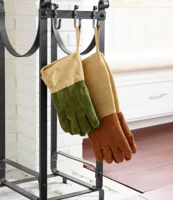 LLBean Fireplace Gloves Unisex J46J4478 Home Decor Moss Green