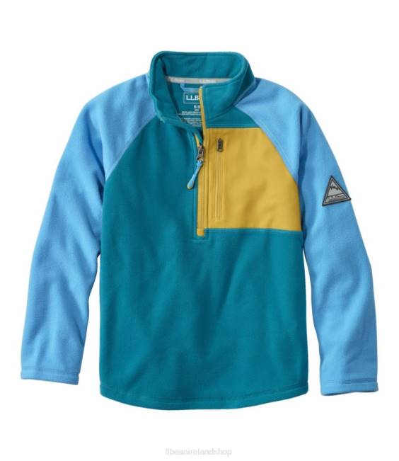 LLBean Fitness Fleece Kids J46J167 Clothing Mallard Teal/Cool Blue