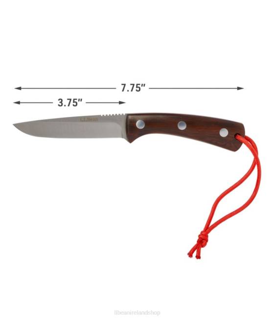 LLBean Fixed Blade Hunting Knife Unisex J46J1974 Outdoor Accessories Brown