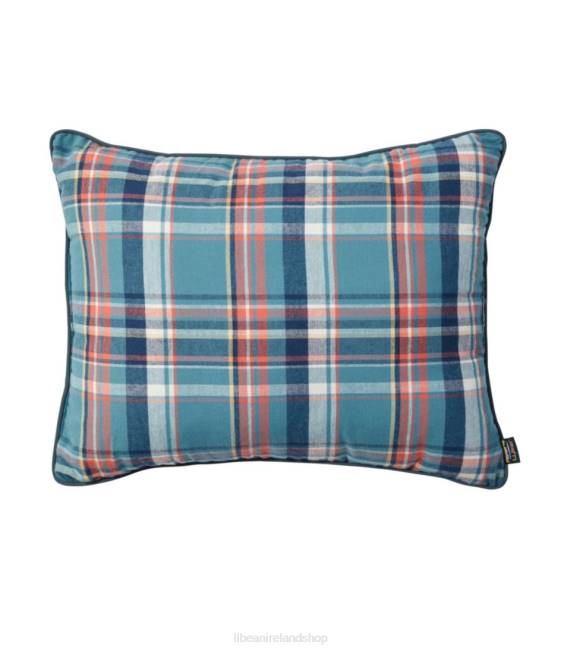 LLBean Flannel Camp Pillow Unisex J46J1388 Outdoor Equipment Evening Blue Plaid