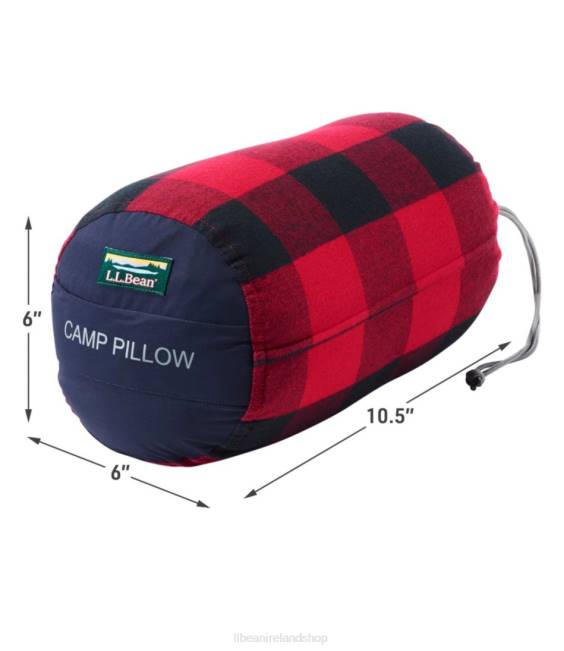 LLBean Flannel Camp Pillow Unisex J46J3935 Outdoor Equipment Buffalo Plaid