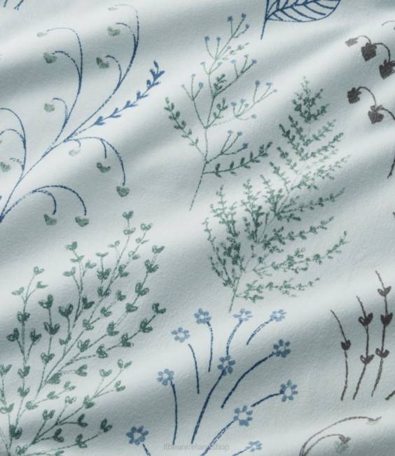 LLBean Flannel Sheet Collection Unisex J46J4451 Bedding Botanical Floral