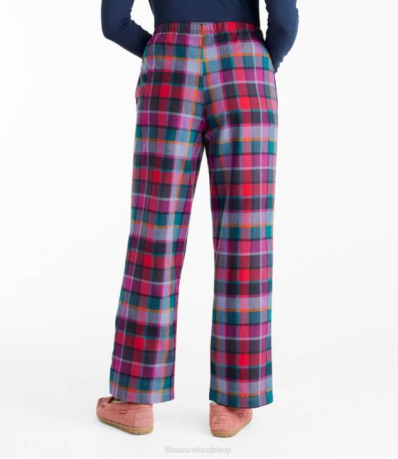 LLBean Flannel Sleep Pants Women J46J6552 Clothing Sienna Brick