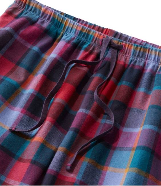 LLBean Flannel Sleep Pants Women J46J6552 Clothing Sienna Brick