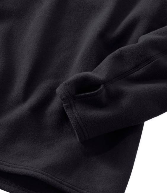 LLBean Fleece Base Layer Crew Men J46J775 Clothing Red Wine