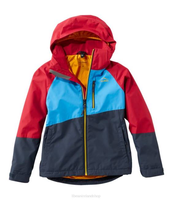 LLBean Fleece-Lined 3-in-1 Jacket Kids J46J882 Outerwear Forest Shade/Lawn Green