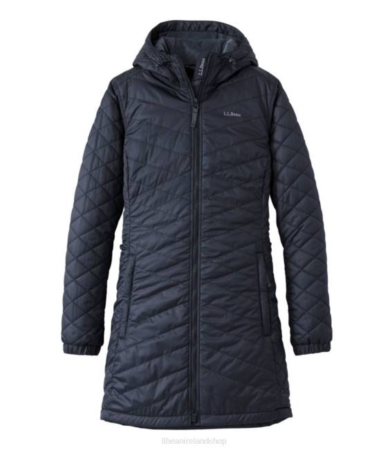 LLBean Fleece-Lined Primaloft Coat Women J46J5079 Outerwear Carbon Navy