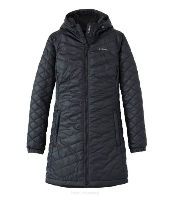 LLBean Fleece-Lined Primaloft Coat Women J46J6036 Outerwear Black