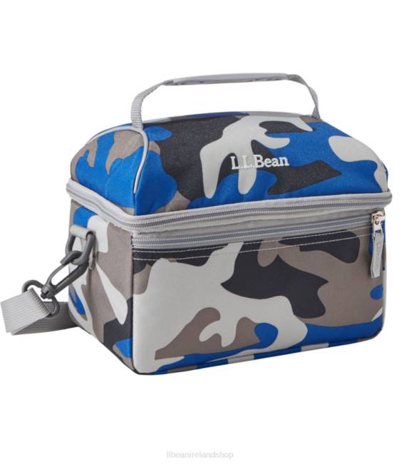 LLBean Flip-Top Lunch Box Print Unisex J46J7106 Accessories Ocean Blue Camo