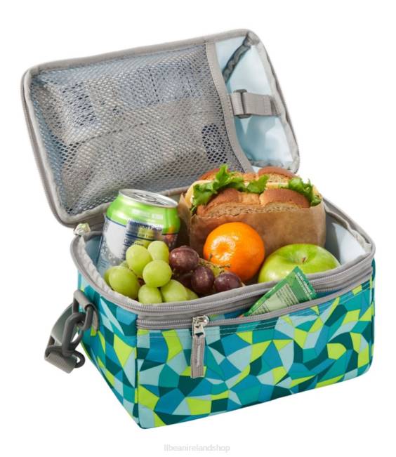LLBean Flip-Top Lunch Box Print Unisex J46J7106 Accessories Ocean Blue Camo