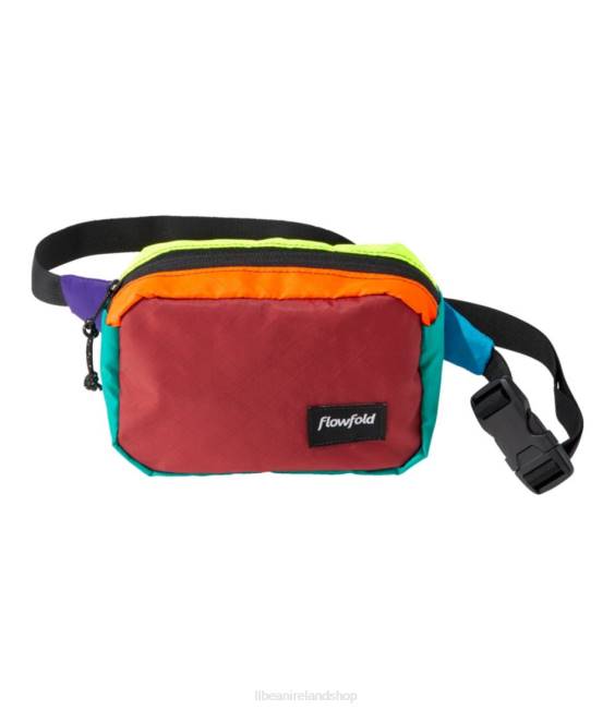 LLBean Flowfold Explorer Fanny Pack Multi Unisex J46J1595 Outdoor Equipment Brick Red Multi