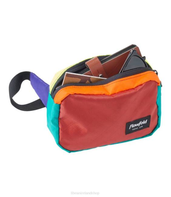 LLBean Flowfold Explorer Fanny Pack Multi Unisex J46J1595 Outdoor Equipment Brick Red Multi
