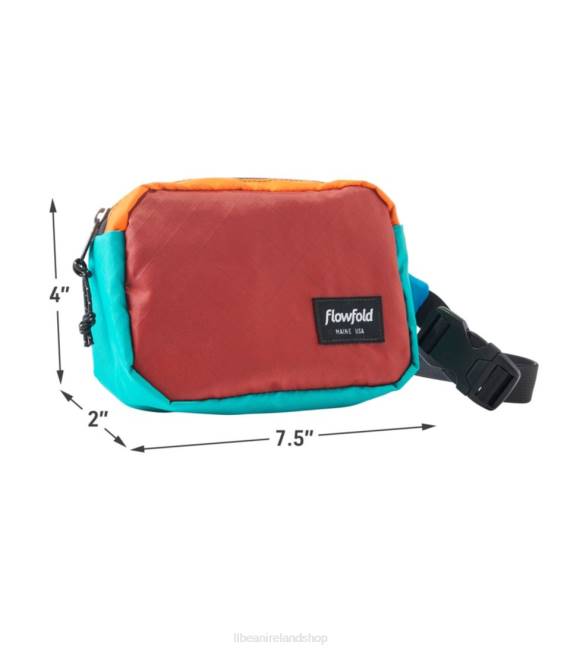 LLBean Flowfold Explorer Fanny Pack Multi Unisex J46J1595 Outdoor Equipment Brick Red Multi