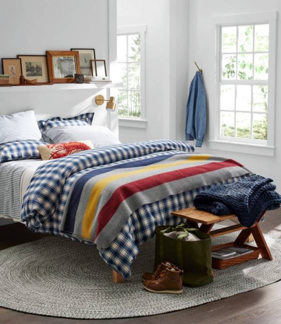 LLBean Frontier Blanket Unisex J46J4351 Bedding Multi